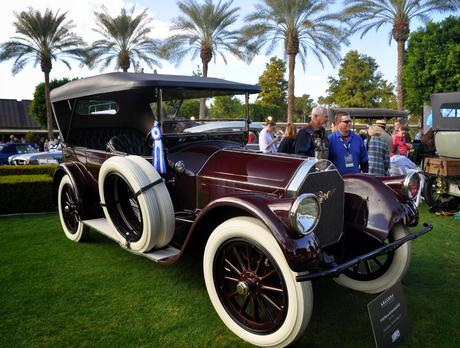 Great big 1916 Pierce Arrow touring cars at the Arizona Concours