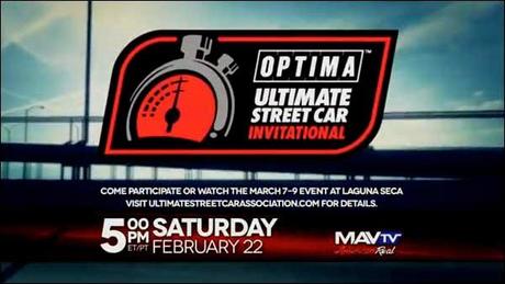 2 days until the 2013 Optima Street Car Challenge airs on MAV Tv