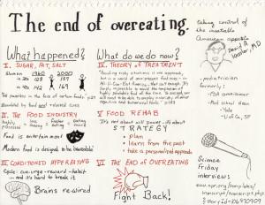 Visual review of the book The End of Overeating by David Kessler 