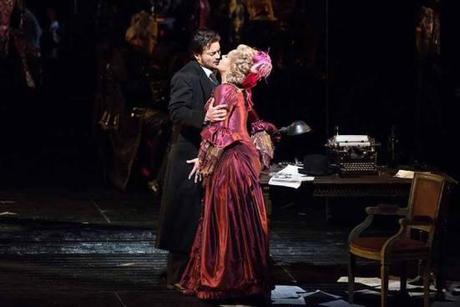 Hoffmann with Giulietta (Christine Rice) in Act III