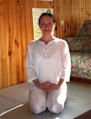 Vajrasana - diamond pose - for diabetics and digestion