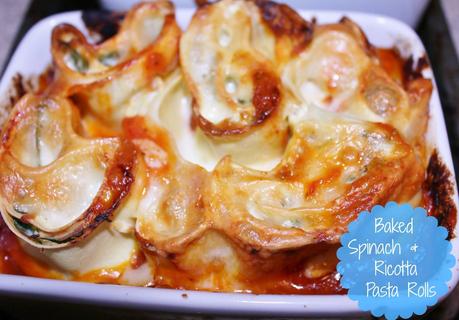 Sweet & Savoury Sundays: Baked Pasta Roll Ups & Apple Cake