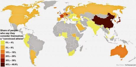 Religiosity And Atheism In The World And The U.S.