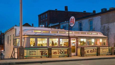 Celebrate John Woolfe, for he is capturing the roadside diner, and most of them are (I just learned) Worchester Lunch Car Diners