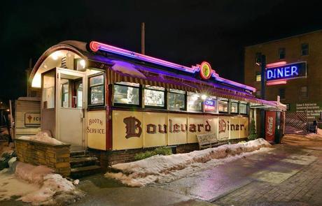 Celebrate John Woolfe, for he is capturing the roadside diner, and most of them are (I just learned) Worchester Lunch Car Diners