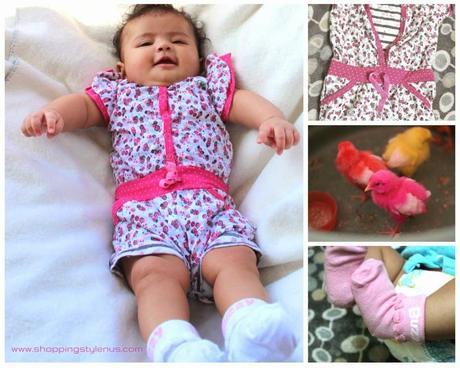 Indian Mum and Baby Blog # 3 | A Series of My Baby Girl's Outfits ( 4 months to 15 months)