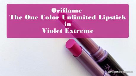 Oriflame |  Violet Extreme with Red Lip Liner as Base