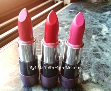 Oriflame's The One - Matte Lipstick Review in  Wild Rose Red Seduction & Pink Raspberry