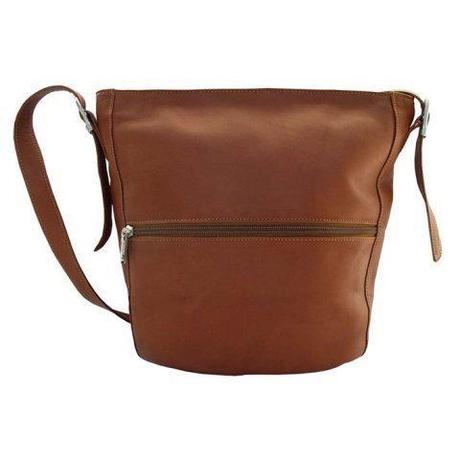 Piel Leather - Leather Bucket Bag (Leather - Saddle)