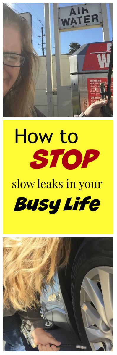 Stop slow leaks column
