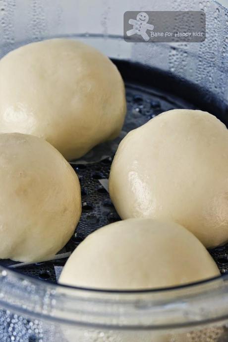 Best Chinese Steamed Bun Recipe to make Wonderfully White and Soft Red Bean Steamed Buns / Dou Sha Bao 豆沙包