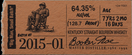 Booker's Bourbon 2015 Big Man Small Batch