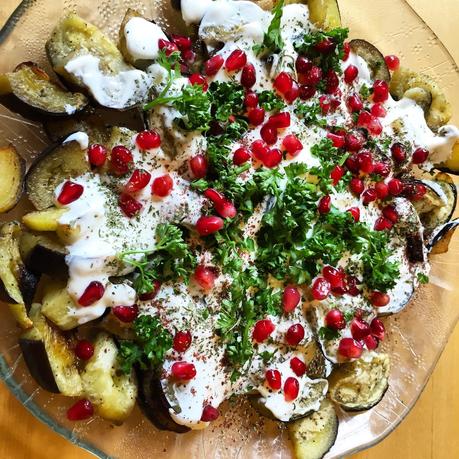 The Best Oven Roasted Aubergines {a la Ottolenghi}