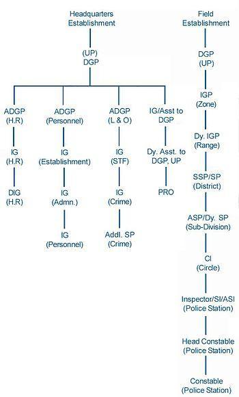 Organizational structure of UPP.