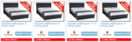 Staples Bed Promotion