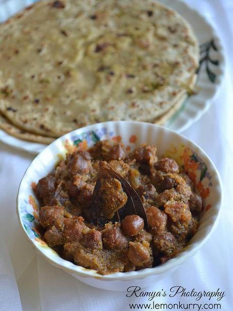 kondakadalai curry-kala channa curry