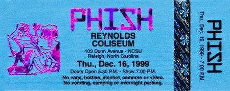 Phish: new archival release Raleigh 12/16/1999