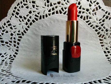 #LorealParisIn Collection Star Pure Reds #Lipstick #PureRouge - #Review, #Swatch & #LOTD