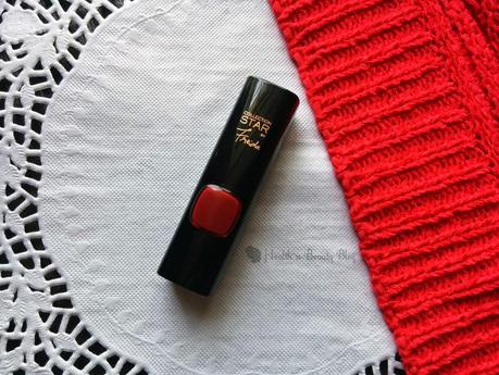 #LorealParisIn Collection Star Pure Reds #Lipstick #PureRouge - #Review, #Swatch & #LOTD