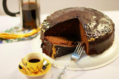 Bajra and Atta Chocolate Cake and some Ganache #PearlMillet #WholeWheat #Wholesome #for for theCake