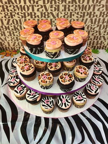 Safari Birthday Cupcakes or Empire Cupcakes