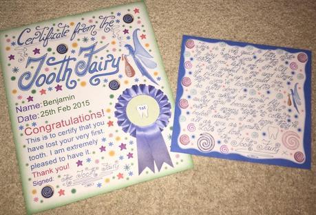 Magical Tooth Fairy Certificates, Letters & Notes