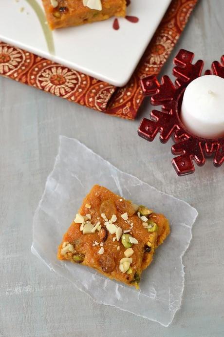 Afghani Carrot Halwa (Carrot and Ricotta Halva)