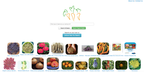 The home page of PickACarrot.com