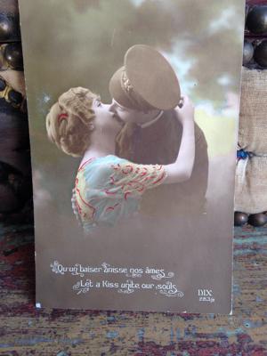 French Valentine Postcard