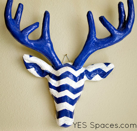 DIY Chevron Wall Antlers