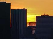 Rochester Skyline Seen From Cobbs Hill [Orange Glad It’s Friday] [Sky Watch