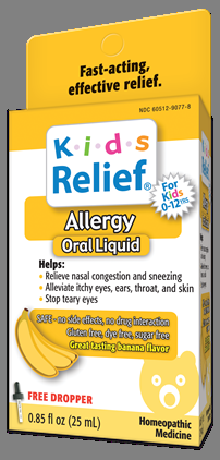 Slay Your Child's Allergy Symptoms with Kids Relief Allergy Oral Liquid!