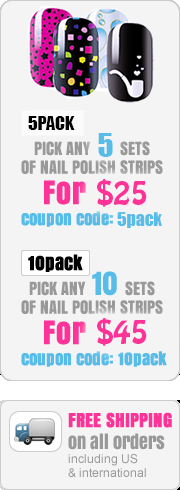 Create Fun, Flirty Nails with OMG Nail Strips!