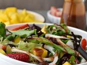 Strawberry Mango Salad with Balsamic Dressing