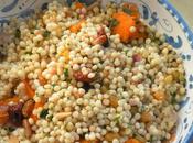 Bejeweled Israeli Couscous with Preserved Lemons, Pine Nuts Dried Fruits