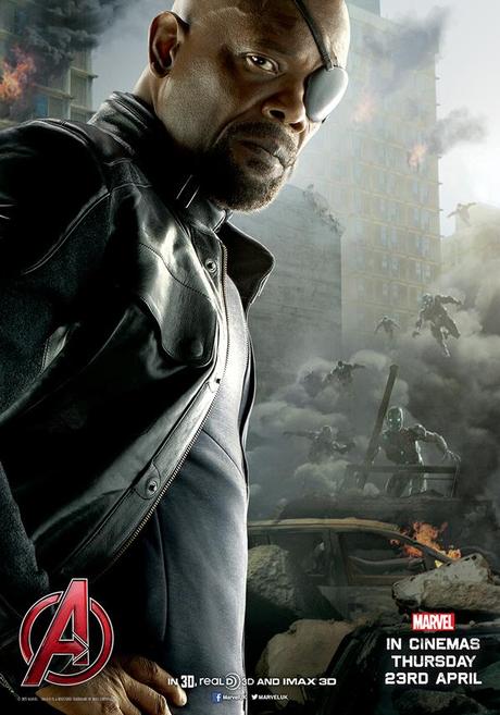 Samuel L. Jackson Reveals Thor, Black Widow, & Nick Fury Avengers Age Of Ultron Pictures