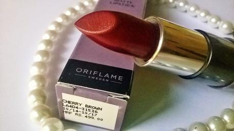 Oriflame The One Lipstick in Cherry Brown, Desert Sand, Berrylicious & Wild Rose Review