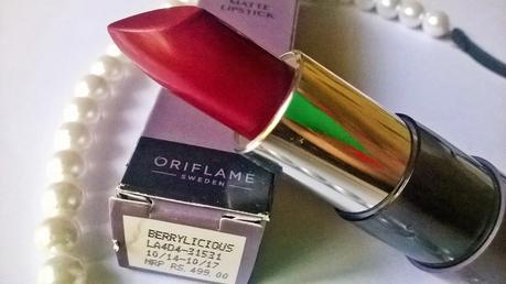 Oriflame The One Lipstick in Cherry Brown, Desert Sand, Berrylicious & Wild Rose Review