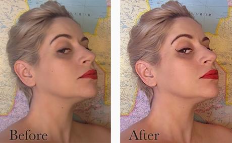 Photoshop before & after: Villamere headshot edition