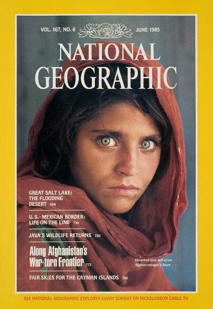 Thirty years after her green eye catapulted her to fame ~ the Afghan refugee in news