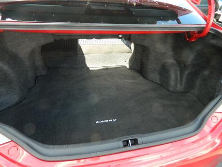 Well designed trunk, a Toyota camry