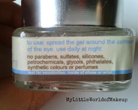 Omved eye contour rescue Gel Review