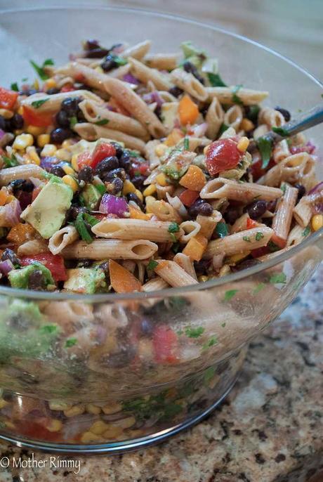 Mexican Pasta Salad for a Crowd