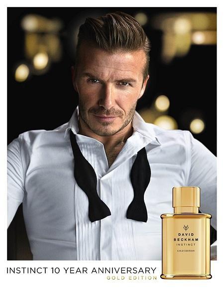 David Beckham introduces Instinct Gold Edition