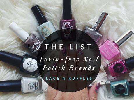 The List: 5 Free, 3 Free & Water Based Natural Toxin-Free Nail Polish Brands