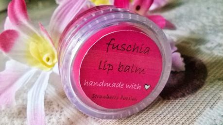 Fuschia Handmade Lip Balm Strawberry Passion Review