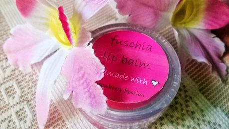 Fuschia Handmade Lip Balm Strawberry Passion Review