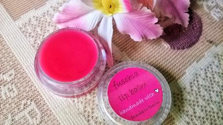 Fuschia Handmade Lip Balm Strawberry Passion Review