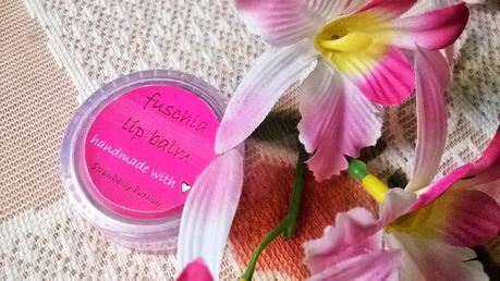 Fuschia Handmade Lip Balm Strawberry Passion Review