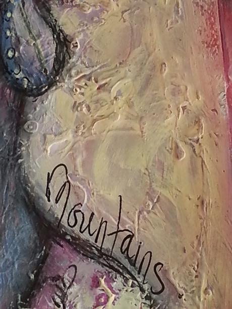 Art Journal Page - I can move mountains - Page and video process